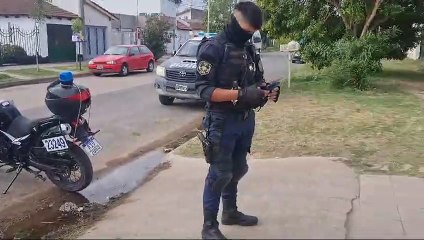 Elementos recuperados en un hallanamiento en la ciudad