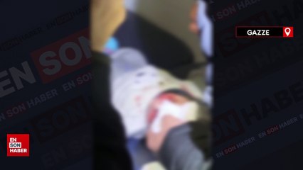 İsrail saldırısında evi bombalanan bebek, caddede yaralı halde bulundu
