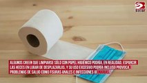 El papel higiénico no es higiénico