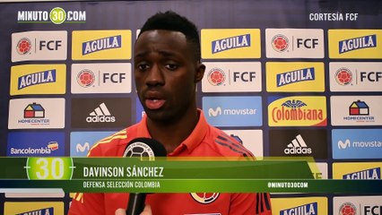 Davinson Sánchez no desconoce que Ecuador puede sentir las bajas