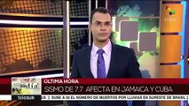 Sismo de magnitud 7.7 grados  sacude Cuba y Jamaica