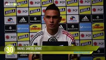 Rafael Santos Borré celebra el regreso de Falcao a la Selección