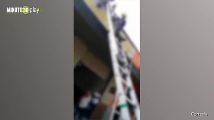 16-05-19 Ladrón se metió por una chimenea y se quedó atascado