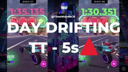 Day Drifting (1:35 vs 1:30) - Rocket Racing