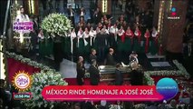 Con las golondrinas, Bellas Artes despide a José José