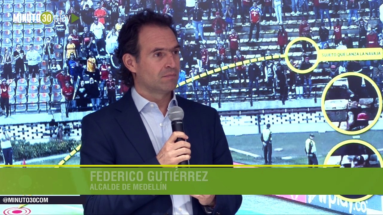 23-09-19 Alcalde de Medellín no quieren que paguen justos por pecadores, por vandalismo en el estadio