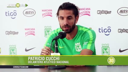 12-11-2019-Patricio Cucchi explicó la curiosa razón de su celebración en el gol que anotó en partido Nacional - Cúcuta