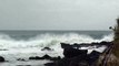 Las gigantescas olas en Japon tras la llegada del Tifon Hagibis