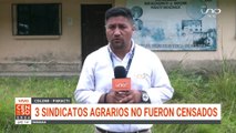 3 sindicatos no fueron censados