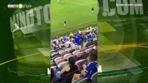 Qué belleza hinchas de Nacional y Millonarios dieron ejemplo en la tribuna en EEUU