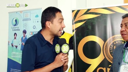 Bendito Fajardo se sumó a celebración de los 90 anos de la Liga Antioquena de Fútbol