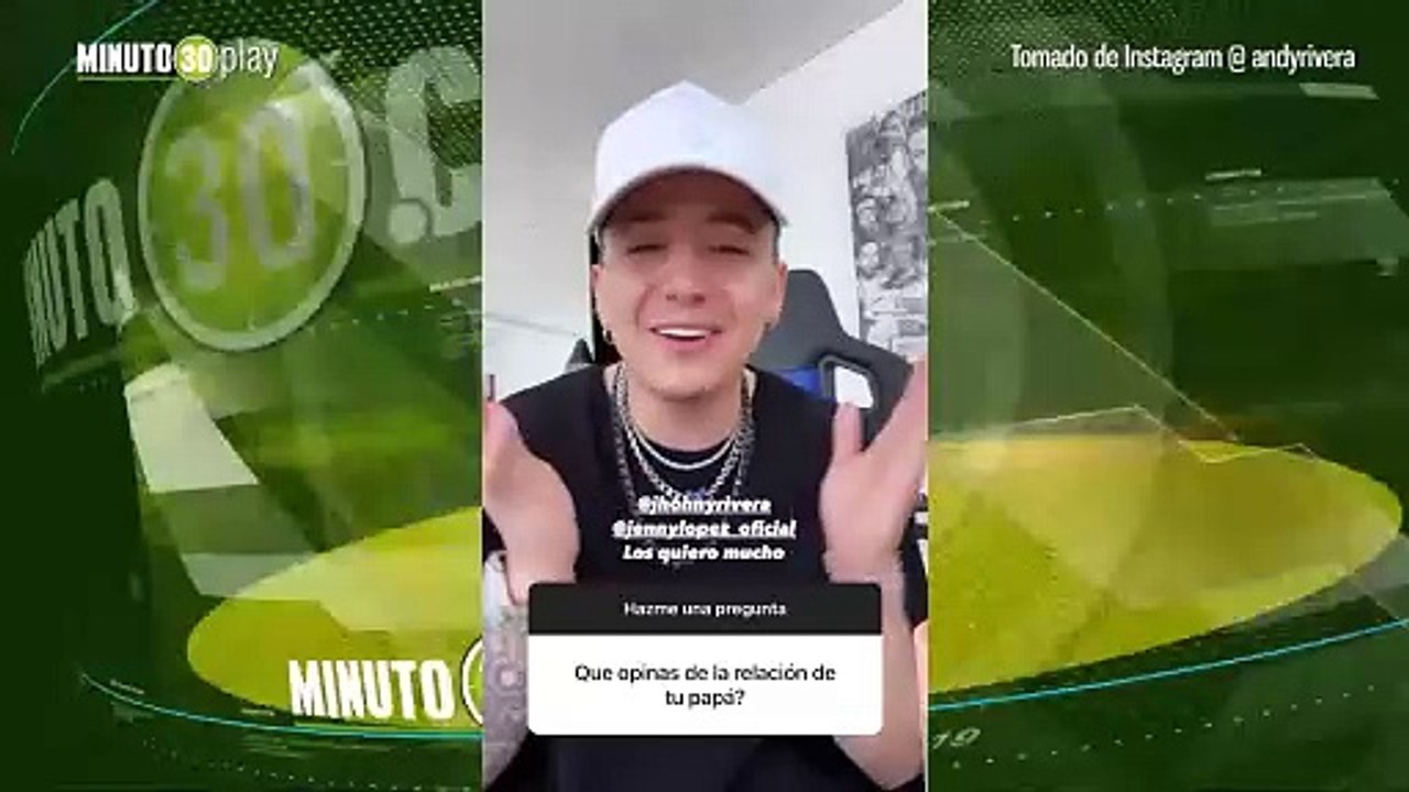 Andy Rivera habló de la relación de su padre con la joven cantante Jenny López