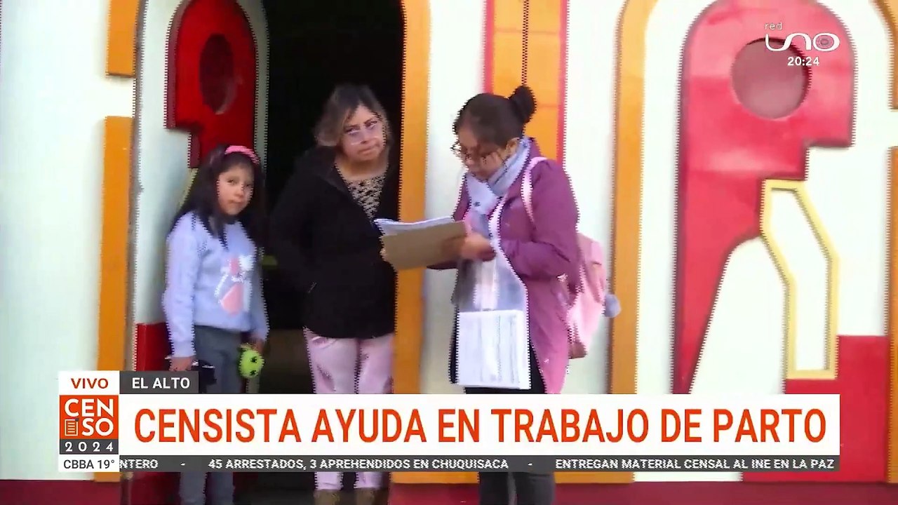 censista ayuda en parto