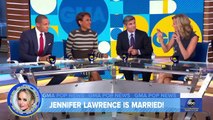 #GMA: Las celebridades asisten a la boda de Jennifer Lawrence
