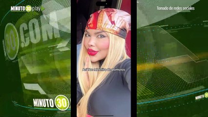 Barbie colombiana reveló imágenes del retiro de sus pómulos