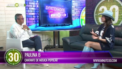 Paulina B, cantante de música popular