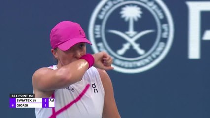 Miami - Swiatek déroule