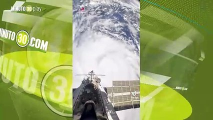 Así se ve el huracán Ian desde el espacio