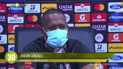 Jerson González, “triste’ por eliminación de América y la situación del país