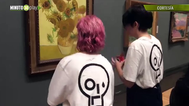 Activistas lanzaron sopa sobre cuadro de Van Gogh en Londres