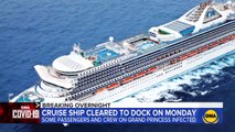 El crucero Grand Princess se descargará en Oakland