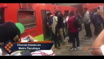 Choque de trenes en Tacubaya deja 41 lesionados y un muerto