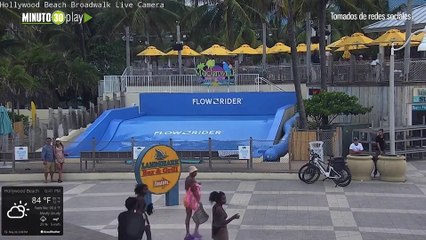 El pánico que se vivió en medio del tiroteo en la playa Hollywood Beach, Florida