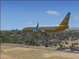 Landing fsx