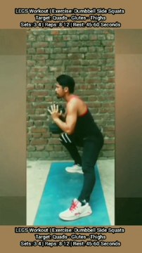 ❌ DUMBBELL SIDE SQUATS ✔️ How can I Build my LEGS Bigger? #heermlgangaputra #naturalbodybuilding