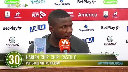 Gran gesto Chipi chipi portero de Nacional se solidarizó con Novoa guardameta del América