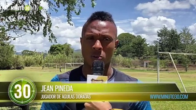 Jean Pineda de Águilas habló del partido de local que disputarán ante el Once Caldas
