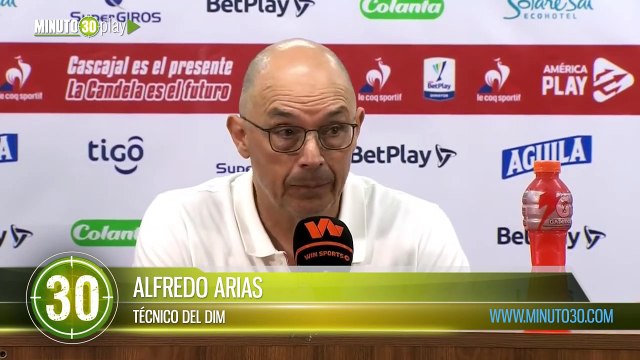 América dominó el juego y nosotros el partido Alfredo Arias técnico del DIM