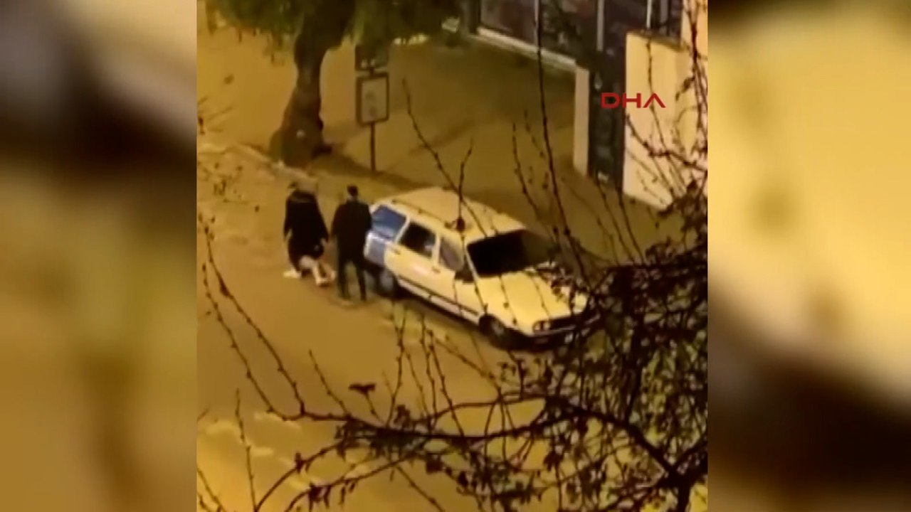 İzmir'de, tartıştığı kadına tekme ve yumruk attı