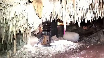 Mayan Train drilling damages Mexico's ancient caves