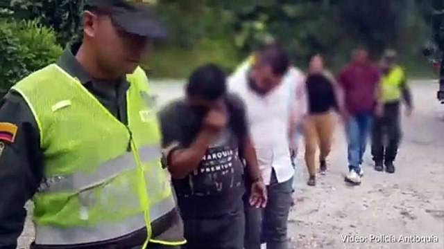 09-08-19 Capturados 6 integrantes de la banda delincuencial Los Tejedores en el oriente antioqueño