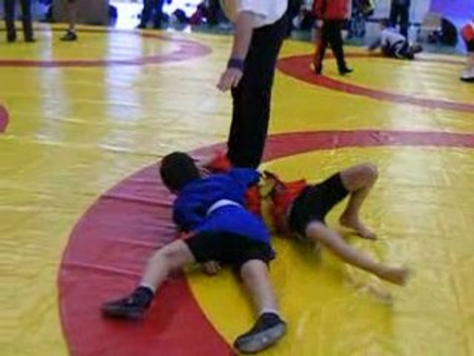 teo en competition de  sambo a villers sur mer