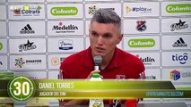 Fue un gran partido Daniel Torres tras el empate del DIM contra Millonarios