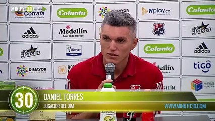 Fue un gran partido Daniel Torres tras el empate del DIM contra Millonarios