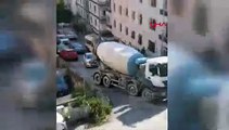 İstanbul'da pes dedirten olay! Yol ortasında beton döktü