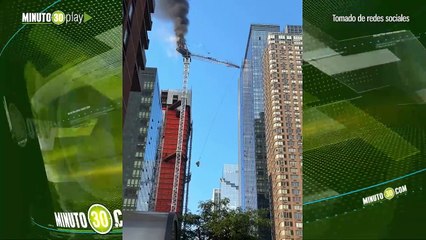 Una grúa colapsó en pleno centro de Nueva York