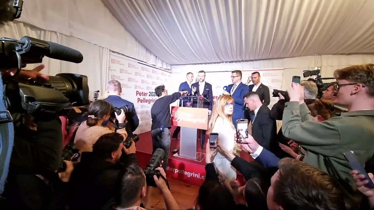 ZÁZNAM: P. Pellegrini k výsledkom prvého kola prezidentských volieb