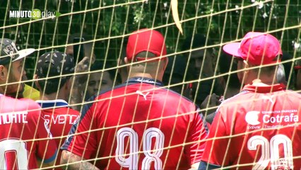 03-09-19 Maturana, Cadavid y González hablaron de la presencia de los hinchas en la sede