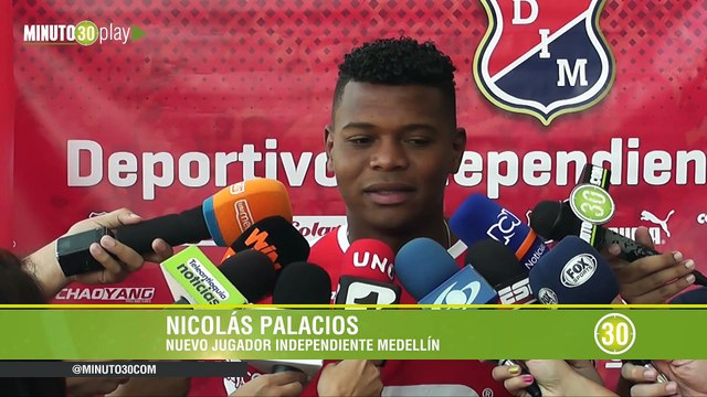 04-01-19 Nicolás Palacios siente que puede aportar en Independiente Medellín en numerosos aspectos