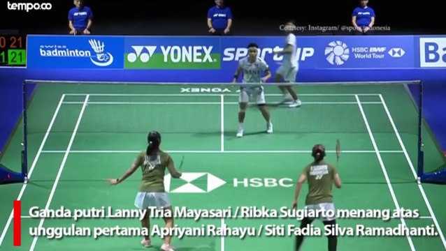 Gregoria Mariska Tunjung dan 2 Wakil Indonesia Lolos ke Final Swiss Open 2024
