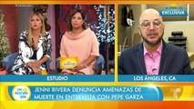 Jenni Rivera habló con Pepe Garza sobre las amenazas