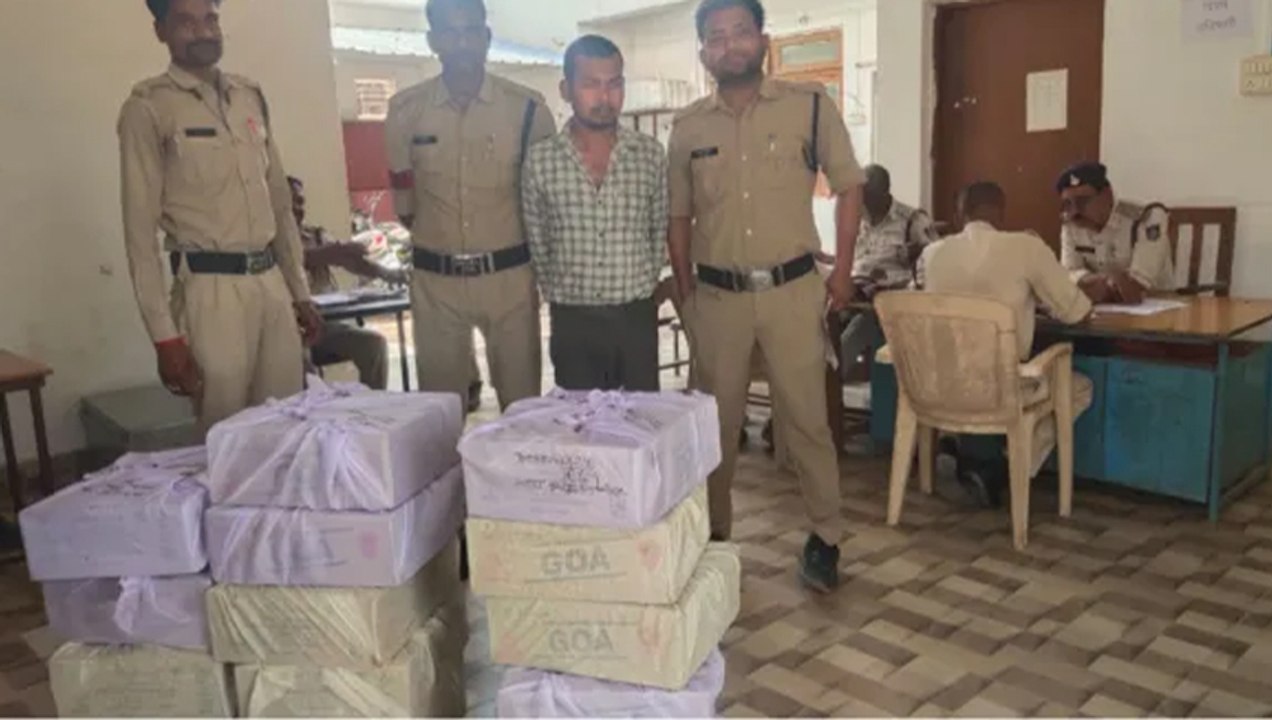 Maihar News: लग्जरी गाड़ी से की जा रही थी शराब की तस्करी, पुलिस ने बरामद की बड़ी खेप