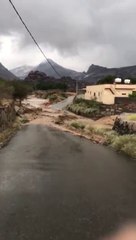 سيل وادي حنف في محافظة المخواة الباحة