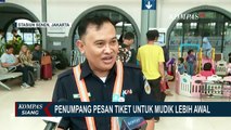 Pemudik Lebaran 2024 Mulai Terlihat di Stasiun Pasar Senen