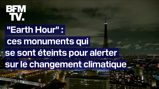 La tour Eiffel, le Colisée, l'opéra de Sydney... Ces monuments qui se sont éteints pour la Earth Hour