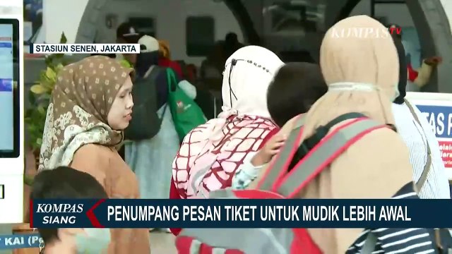 PT KAI Siapkan 37 Perjalanan Setiap Hari untuk Pemudik di Stasiun Pasar Senen